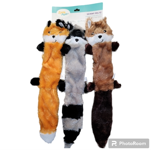 🟢2/$22 NWT Zippy Paws Skinny peltz 3pack - Picture 1 of 2